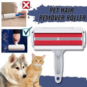 Dog Cat Pet Reusable Hair Lint Remover Fur Roller Sofa Clothes Cleaning-Brush