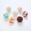 Cat Toy Balls Cat Interactive Toy Plush Artificial Colorful Cats Teaser Toy Pet Supplies Interactive 4CM Mouse Cage Plush Toys