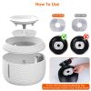 6Pack Pet Water Fountain Replacement Filter Activated Carbon Ion Resin Filter Cotton Filtration System For 2.5L Automatic Water Fountain