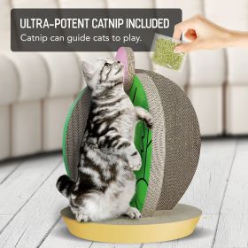 Cat Condo Scratcher Post Cardboard, Cactus shape Cat Scratching Board, 15x15x19.29 inch