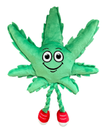 MJ the Weed Leaf 420 Dog Toy