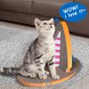 Cat Condo Scratcher Post Cardboard, Sailboat Shape Cat Scratching Board, 21.26x13.78x15.75 inch