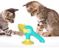 Pet Track Ball Cat Behavioral Training Toy Scratcher Interactive Toy Wall or Desktop Mount