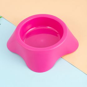 Bottom Non-slip Pet Cat Dog Bowl (Option: Glittering Powder-Small Size)