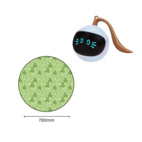 Automatic Funny Cat Toys Electric Motion Undercover Moving Bouncing Rolling Ball Interactive Toy For Indoor Cat Kitty Pet Toy (Option: Green-Blue ball)