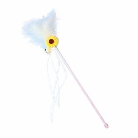 Cat Toy Teaser Plush Feather Bell Teaser Relieving Boredom Self-Hi Pet (Option: Sunflower Cat Teaser)