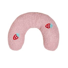 New Cat Pillow Sleep U-shaped Pillow Containing Catnip Sleep Aid Cervical Support Cat Toy (Option: Pink-As Shown In The Figure)