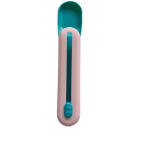 Feeder Cat Strip Squeeze Spoon (Option: Blue Spoon Pink Cover)