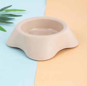 Bottom Non-slip Pet Cat Dog Bowl (Option: Light Gray-Small Size)