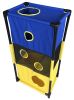 Pet Life Kitty-Square Obstacle Soft Folding Sturdy Play-Active Travel Collapsible Travel Pet Cat House Furniture