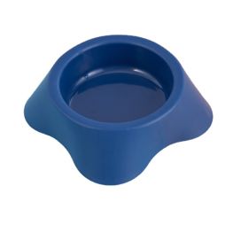 Bottom Non-slip Pet Cat Dog Bowl (Option: Dark Blue-Medium)